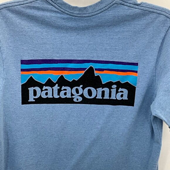 Patagonia Men's XS Responsibili-Tee Shirt Blue Regular Fit - Picture 3 of 6